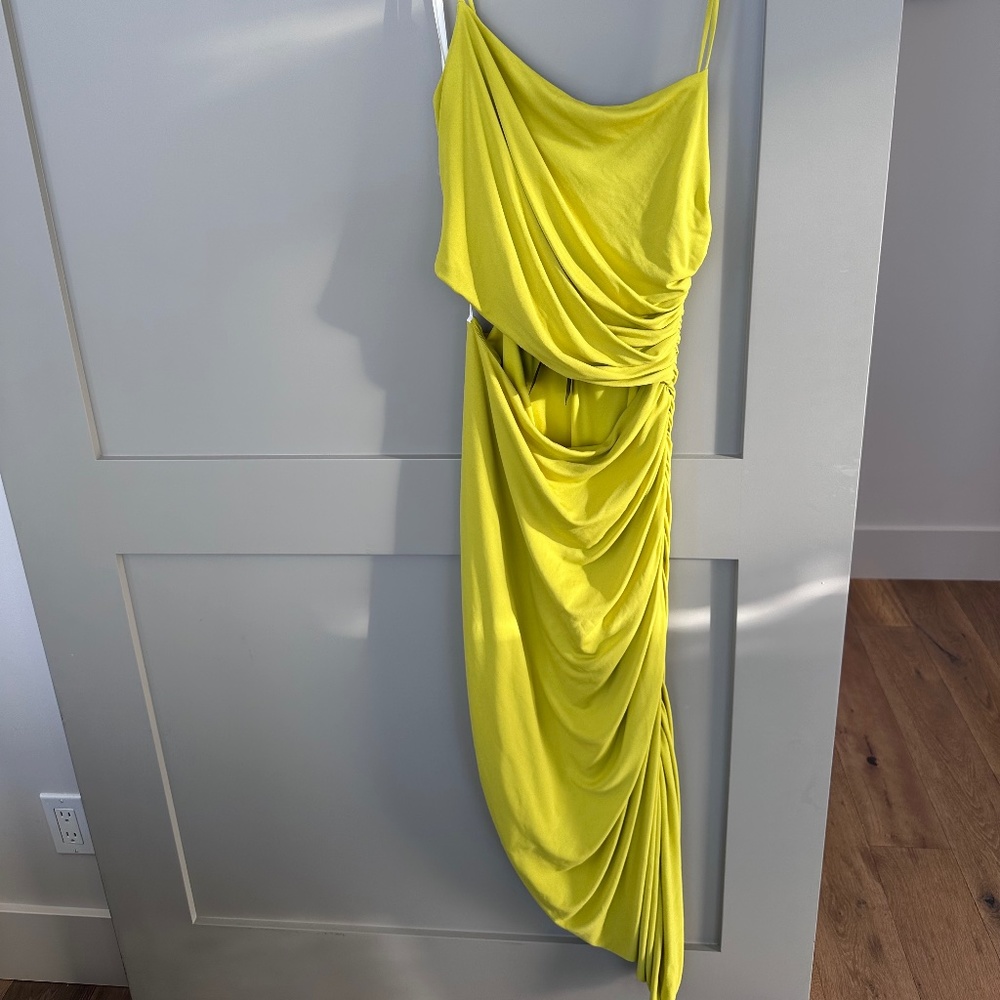NWT Halston AVERIE JERSEY DRAPED COCKTAIL Dress Size 6